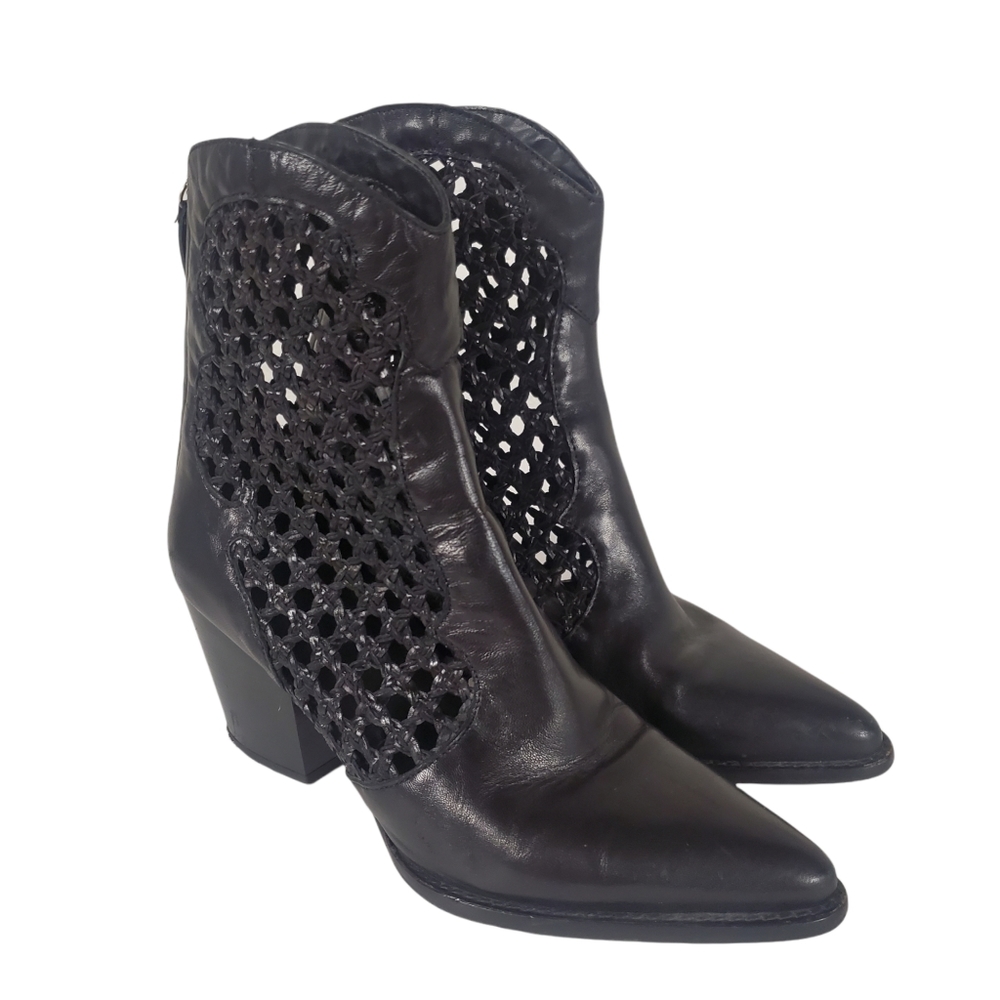 Zara Black Boots Size 8